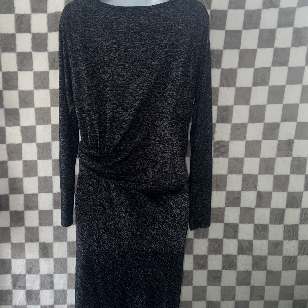 Athleta Women’s Crew Neck Solitude Waist Twist Long Sleeve Dress Size M/Medium - Picture 8 of 10